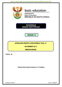Afrikaans FAL P1 Nov 2010 Memo.pdf